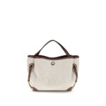Chloé Beige Fabric Handbag