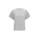 Brunello Cucinelli White Cotton T-Shirt