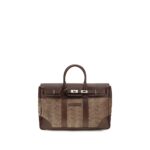 Brunello Cucinelli Brown Calf Leather Bos Taurus Luggage And Travel