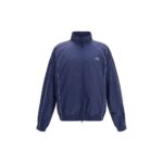 Balenciaga Blue Cotton Shell Jacket