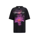 Balenciaga Black Cotton T-Shirt