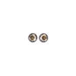 Versace Gray Brass Earrings