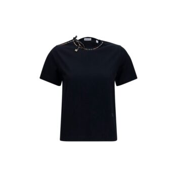 Burberry Black Cotton T-Shirt