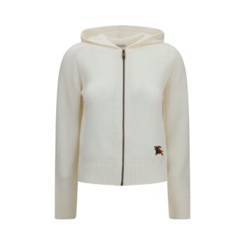 Burberry Beige Wool Oves Aries Hoodie