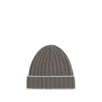 Brunello Cucinelli Bicolor Cashmere Beanie