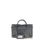 Balenciaga Gray Lamb Ovis Aries Aries Handbag