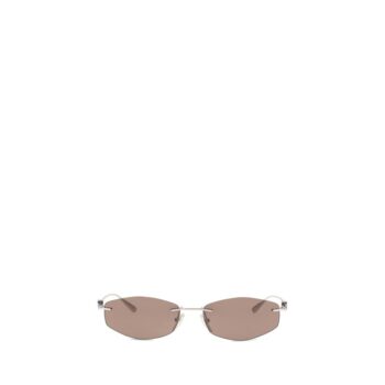 Balenciaga Silver Metal Sunglasses
