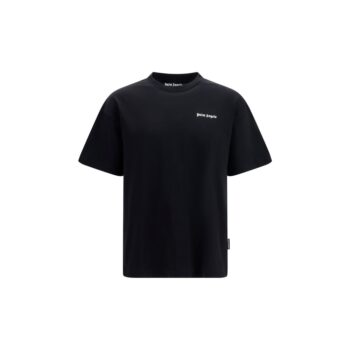 Palm Angels Black Cotton T-Shirt