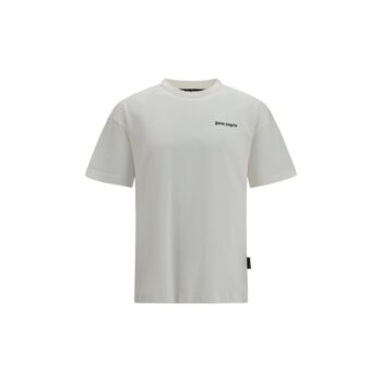 Palm Angels White Cotton T-Shirt
