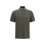 Brunello Cucinelli Bicolor Cotton Polo Shirt