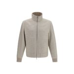 Brunello Cucinelli Beige Cashmere Full-Length Jacket