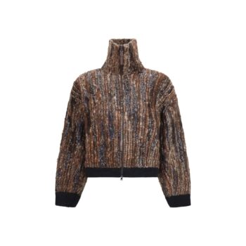 Brunello Cucinelli Brown Mohair Full-Length Jacket