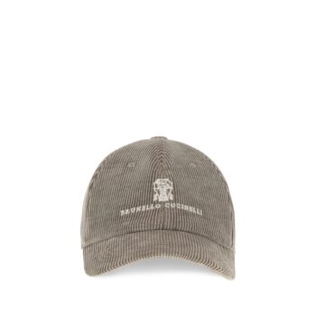 Brunello Cucinelli Beige Cotton Cap (Baseball Hat)