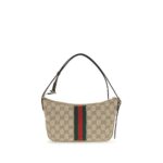 Gucci Beige Polyester Shoulder Bag