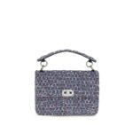 Valentino Garavani Blue Fabric Handbag