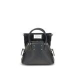 Maison Margiela Black Calf Leather Bos Taurus Handbag