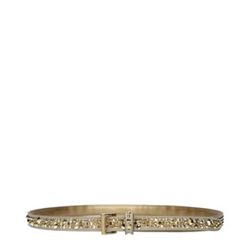 Prada Gold Leather Regular Belt
